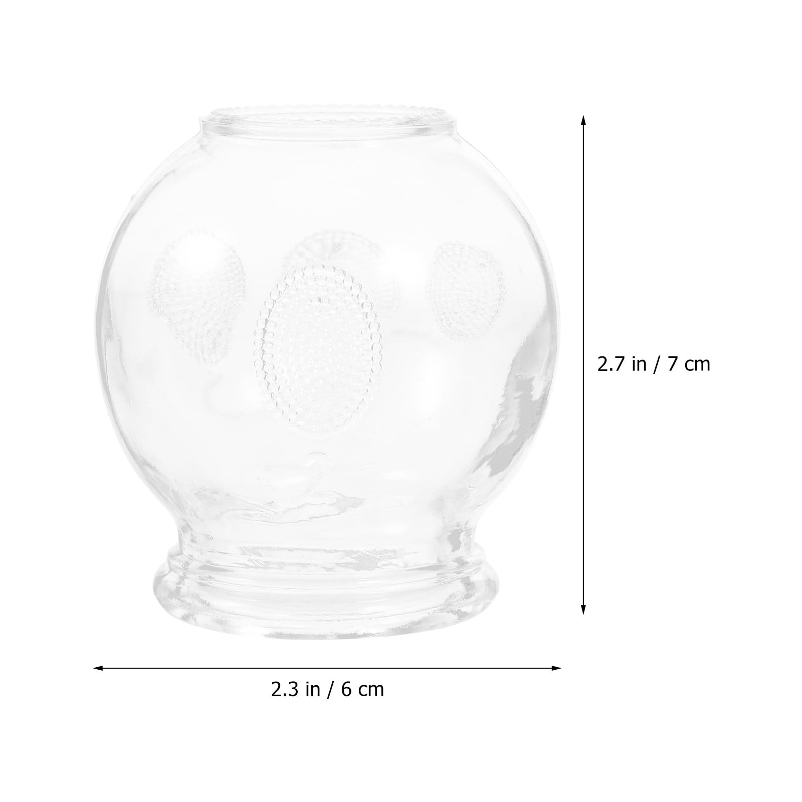 Healvian 8pcs Glass Fire Chinese Acupoint Cupping Glass Cupping Device Body Care Cupping Suction HealvianAu supplements