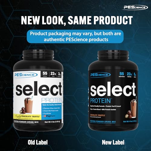 PEScience Select Low Carb Protein Powder, Chocolate Truffle, 27 Serving, Keto Friendly PEScienceUS supplements