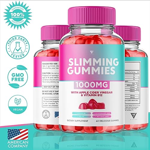 (3 Pack) Slimming Gummies It Works Slimming Gummies for Weight Loss with Apple Cider FyvusUS supplements