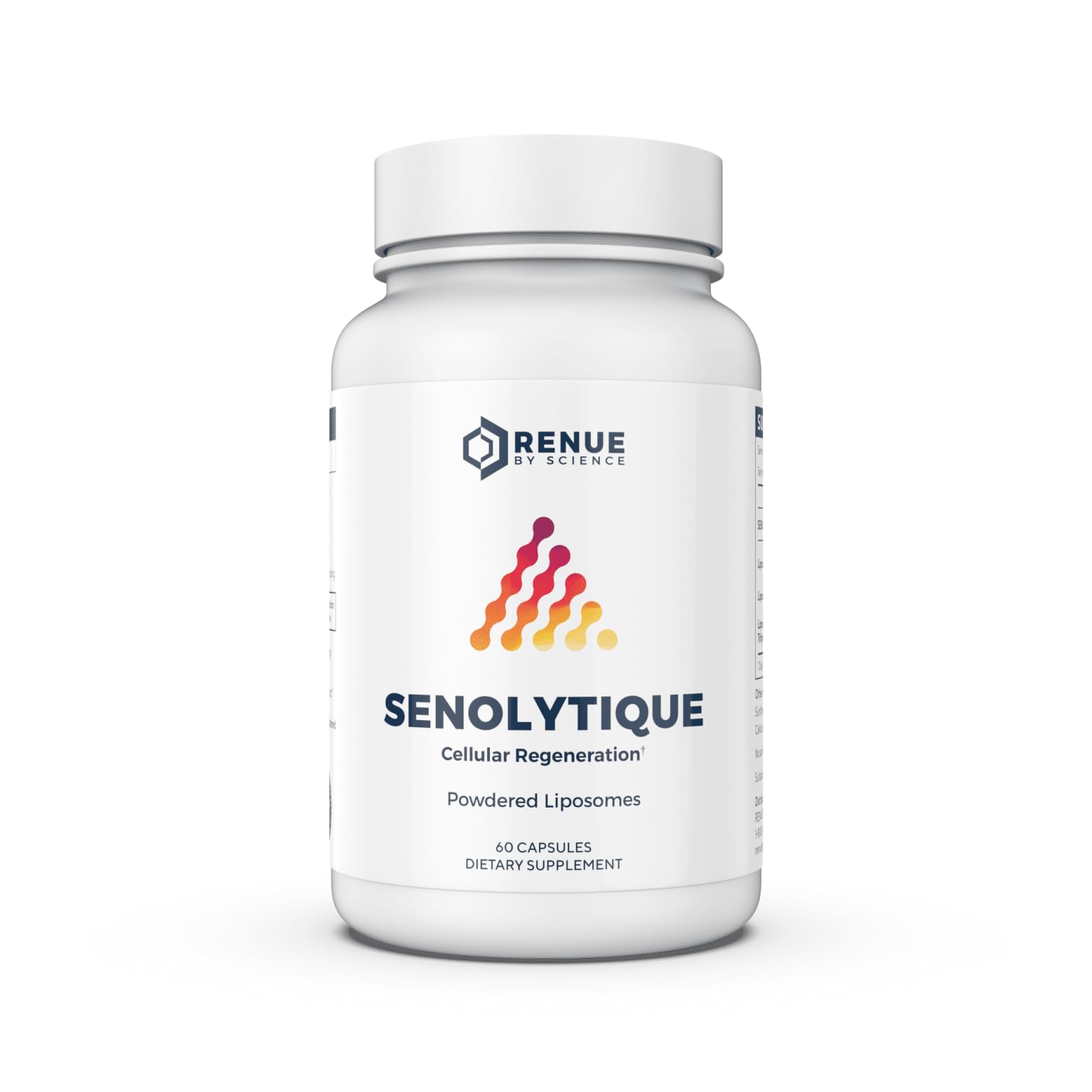 Renue By Science Senolytique Senolytic Supplements | 60 Capsules with Fisetin (35mg) Quercetin (78mg) & Spermidine (3mg) per Serving | Liposomal Formula | Manufactured in The USA & Third-Party Tested Renue By ScienceUS supplements