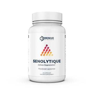 Renue By Science Senolytique Senolytic Supplements | 60 Capsules with Fisetin (35mg) Quercetin (78mg) & Spermidine (3mg) per Serving | Liposomal Formula | Manufactured in The USA & Third-Party Tested Renue By ScienceUS supplements