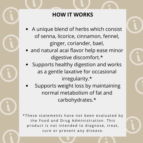 Hyleys Colon Cleanse Tea Blackberry Flavor - 50 Tea Bags (1 Pack) HYLEYSUS supplements