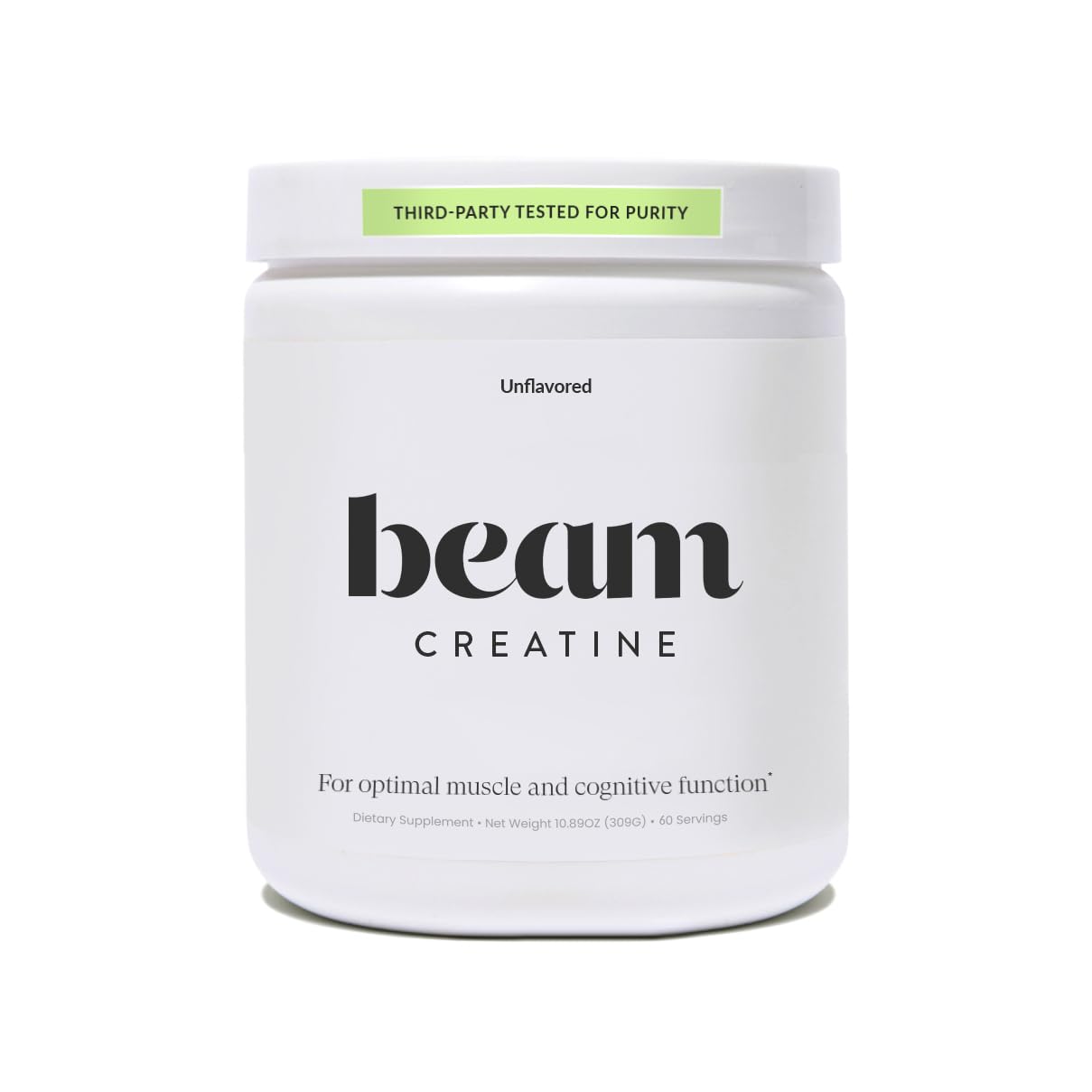 Beam Creatine Monohydrate Powder – 5g Micronized Creatine Monohydrate, Third Party Tested Creatine for Women & Men, Muscle Strength, Growth, Recovery & Cognitive Support, Unflavored, 60 Servings BeamAu supplements