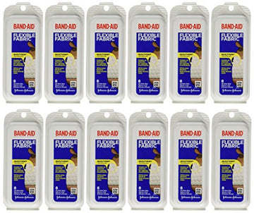 Band-Aid Flex Fabric Travel Pack - 8 Count, Pack of 12 Band-AidUS supplements