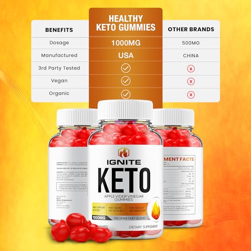 (3 Pack) Ignite Keto ACV Gummies - Official - Keto Ignite ACV Advanced Formula Plus RillvoUS supplements