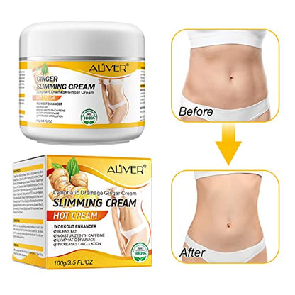 2PCS VOGSIG Ginger Slimming Cream - Anti Cellulite, Fat Burning, Tightening & Moisturizin VOGSIGUS supplements