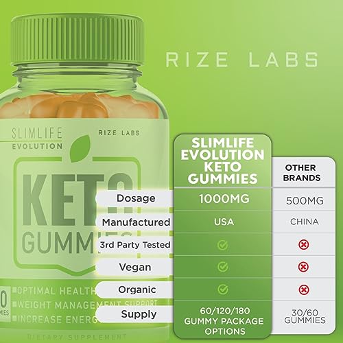 (3 Pack) SlimLife Keto Gummies, SlimLife Evolution Keto Gummies for Advanced Weight Loss rize labsUS supplements