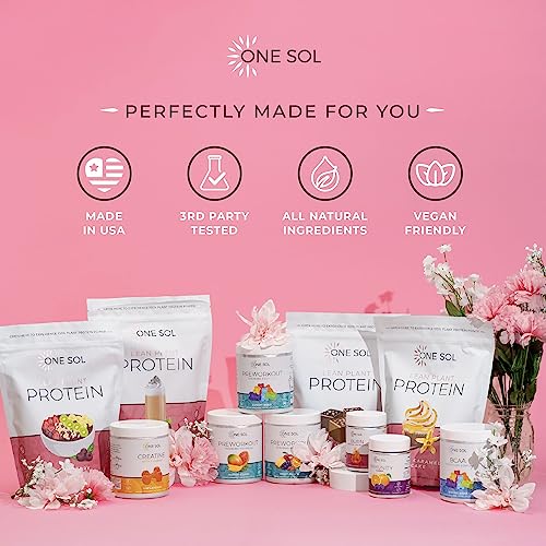 One Sol Lean Plant Protein Powder Horchata, Low Carb, Gluten Free One SolAu supplements