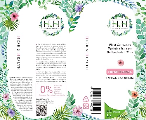 Feminine Wash+Panties Stain Remover Detergent - Natural Essential Oil Scent Vaginal Wash Women HH Herb & HealthAu supplements