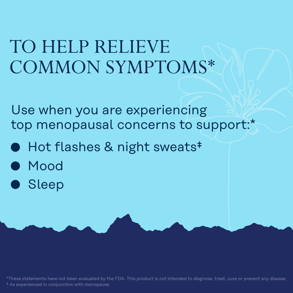 SOLARAY Menopause her Life Stages - Menopause Supplements for Women - Supports Mood, Sleep, Hot Flashes, Night Sweats - Vegan, Gluten Free - 60-Day Guarantee - 30 Servings, 60 VegCaps SOLARAYAu supplements