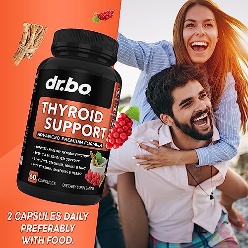 Thyroid Support for Women & Men Supplement - Natural Metabolism, Mood & Energy Enhancer DR. BOUS supplements