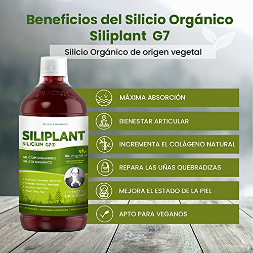 G7 Siliplant Improved Formula. Liquid Silica Supplement Collagen Booster, Strengthens Bones G7Au supplements