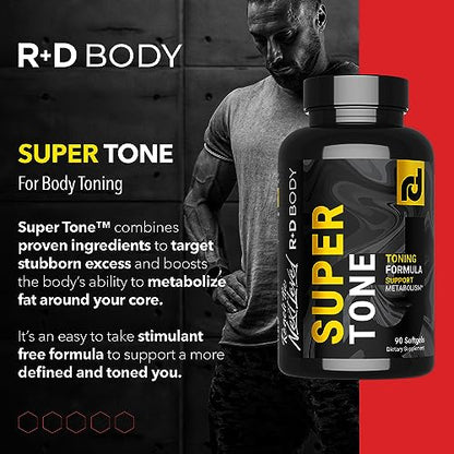 R+D Body Super Tone - Extreme CLA Supplement for Muscle Preservation, Enhanced Body R+D BodyUS supplements
