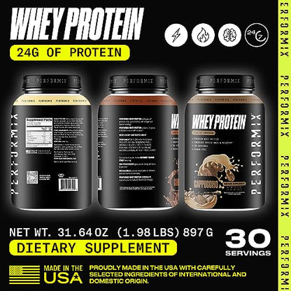 PERFORMIX - Whey Protein Isolate Blend - 24g of Protein - 5.4g of BCAAs - 110 Calories PERFORMIXUS supplements