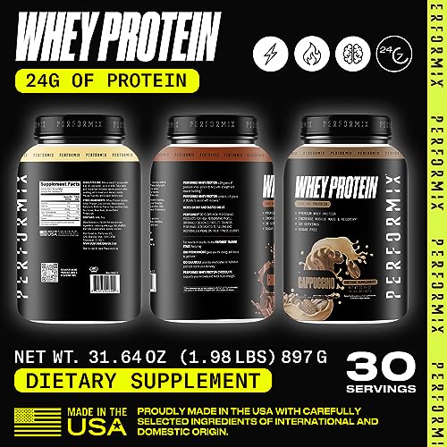 PERFORMIX - Whey Protein Isolate Blend - 24g of Protein - 5.4g of BCAAs - 110 Calories PERFORMIXAu supplements