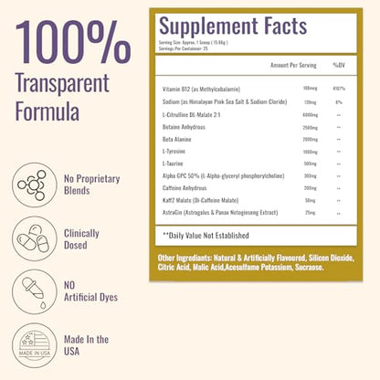 Forze Pre Workout Powder, Beta Alanine, L-Taurine & Dual-Source Caffeine for Sustained ForzeUS supplements