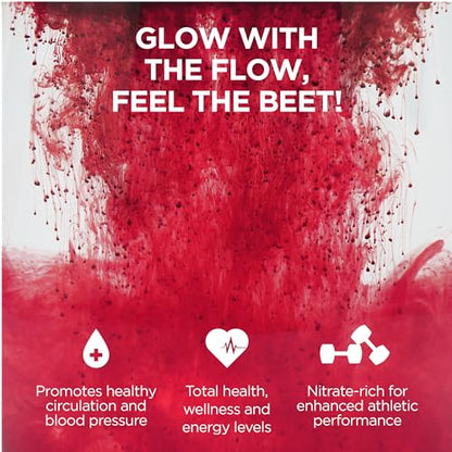 Beet Beet Beet - Organic Beet Juice Powder Healthy Blood Pressure, Cholesterol BEETFLOWUS supplements