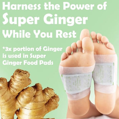 Dr. Entre's Super Ginger Foot Pads: Premium Effective Foot Pads to Feel Better, Sleep Better EntreFeetUS supplements