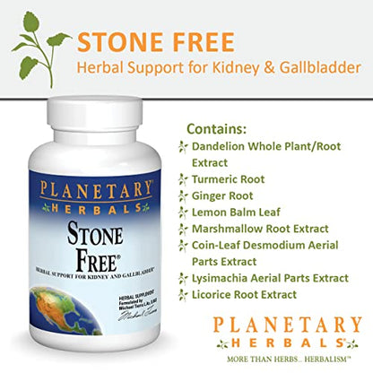 Planetary Herbals Stone Free Tablets, 90 Count Planetary HerbalsUS supplements