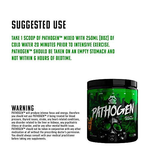 Pathogen Pre Workout - Energy Boosting Preworkout Powder, Energy Inducing Stimulants OutbreakAu supplements