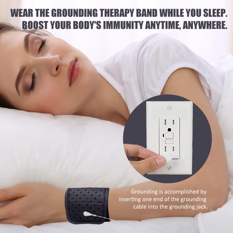 WAUZOBLE Grounding Wrist Strap, Ground Strap with 15 Ft Grounding Cord, Grounding Therapy Band WAUZOBLEAu supplements