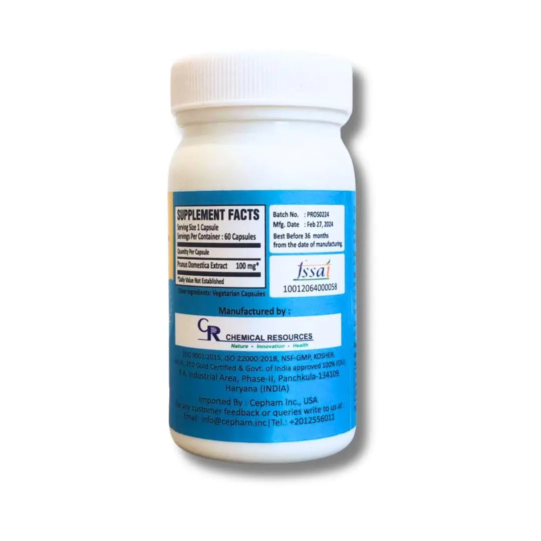 Prosman Supplement - Supports Healthy ageing & Improves Urinary Function | Patented Ingredient | Prunus domestica/pygeum (1Pack- 60 Capsules) PROSMANAu supplements