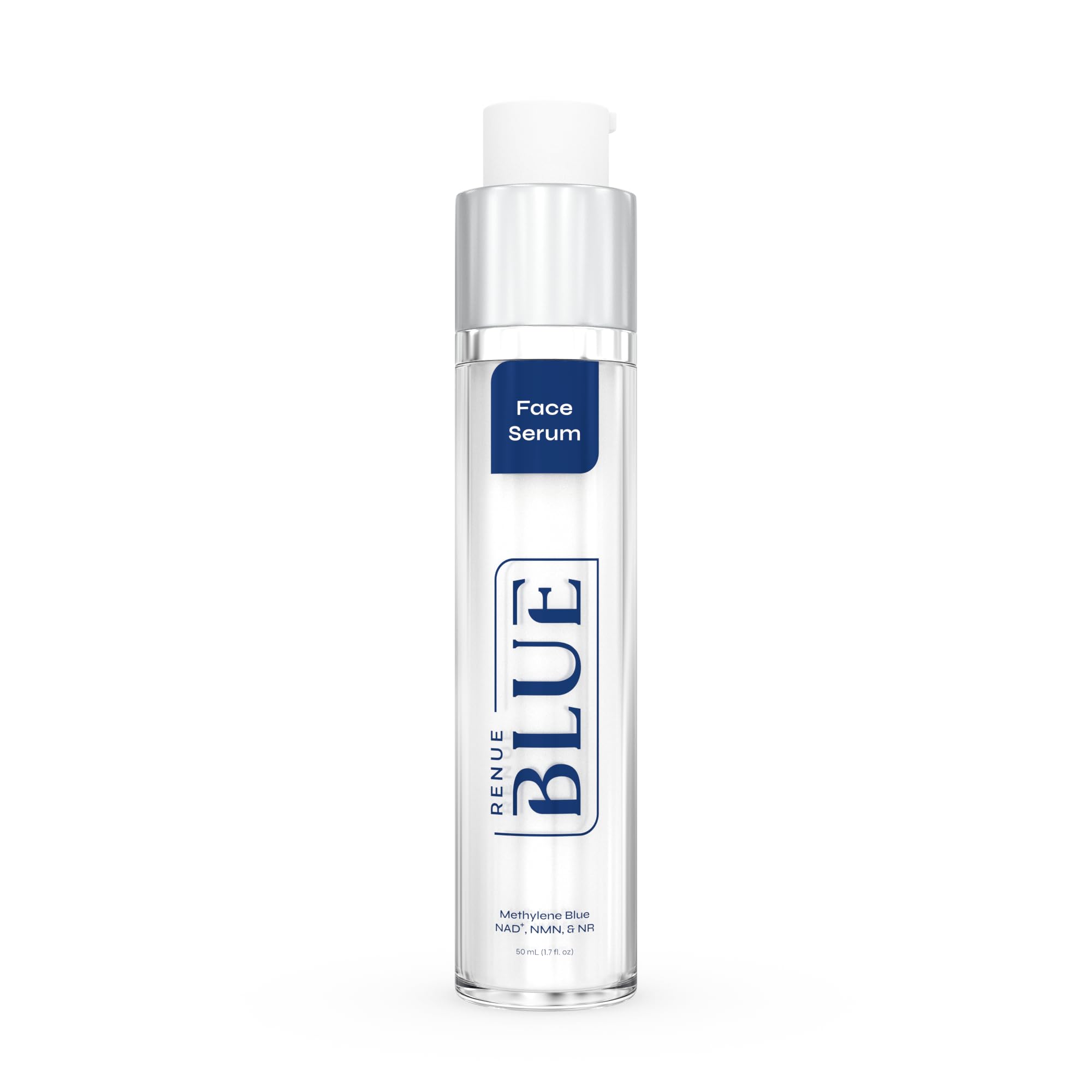 Renue Blue Methylene Blue Face Serum - Liposomal NAD+ Complex and Nutrients for Skin Rejuvenation, Deep Hydration, and Anti-Aging Support Renue By ScienceUS supplements