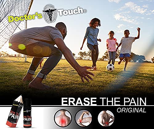 Doctor's Touch Erase The Pain Relief Roll On - Fast Acting Topical Pain Relief Roll On for Nerves, Joints, All Muscle Soreness and Discomfort - Roll on Muscle Pain Relief Doctor's TouchAu supplements