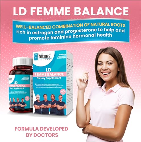 Latin Doctors Femme Balance Supplement, Supports Hormone Balance, Menopausal & Premenopausal LATIN DOCTORS PHARMAAu supplements
