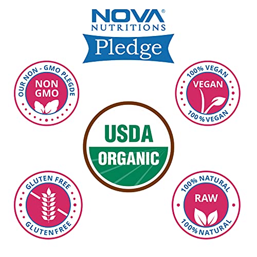 2 Pack - Nova Nutritions Certified Organic Beet Root Powder 16 OZ (454 gm) - Nitric Oxide Nova NutritionsUS supplements