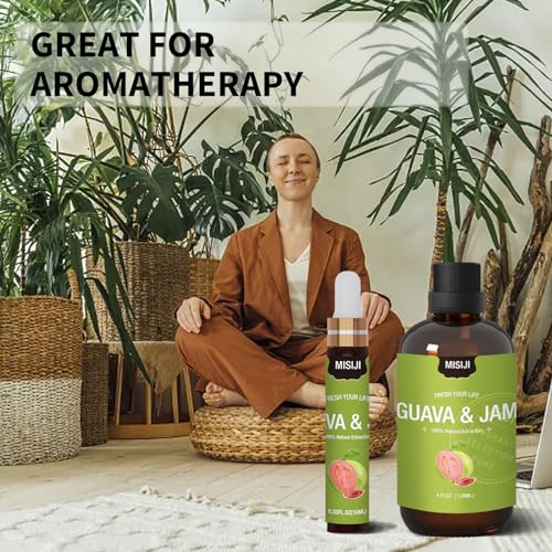 Essential Oils-MISIJI Guava & Jam Fragrance Essential Oils for Diffuser for Home 4FL.OZ Plus 0.33 MISIJIAu supplements