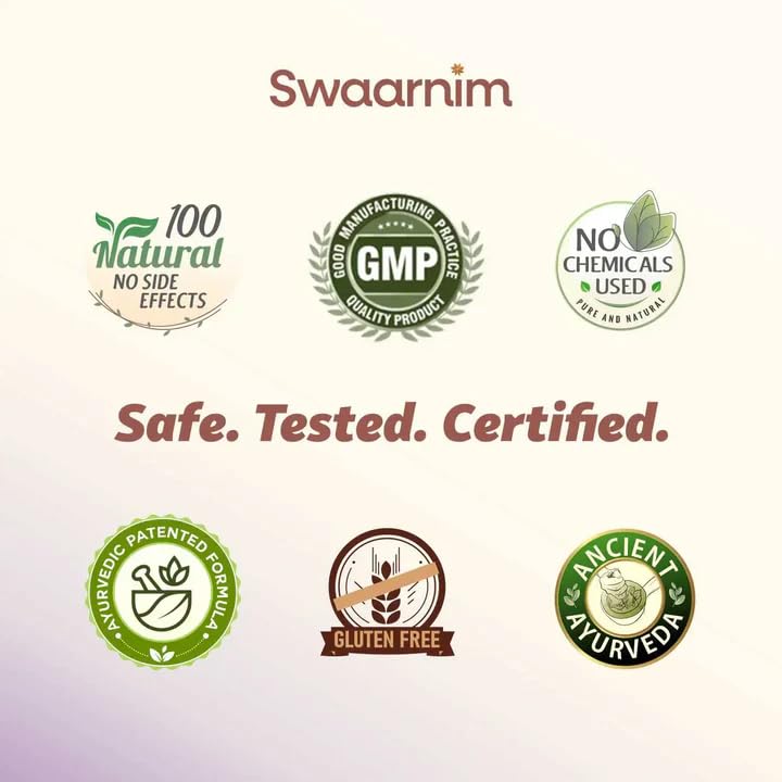 Swaarnim Joints Care - Enriched with Arjuna & Natural Herbs - Joint Health Supplement 100% Natural, No Added Chemicals - 120 Capsules SwaarnimAu supplements