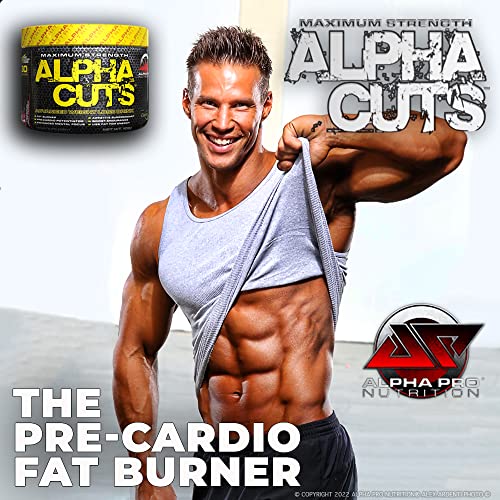 Alpha Pro Nutrition Alpha Cuts Fat Burner Thermogenic Men Women Pre Cardio Workout Alpha Pro NutritionUS supplements