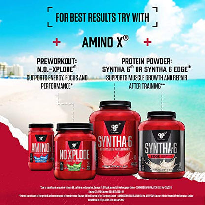 BSN Nutrition Amino X Supplement with Vitamin D, Vitamin B6 and Amino Acids, Green BSNUS supplements