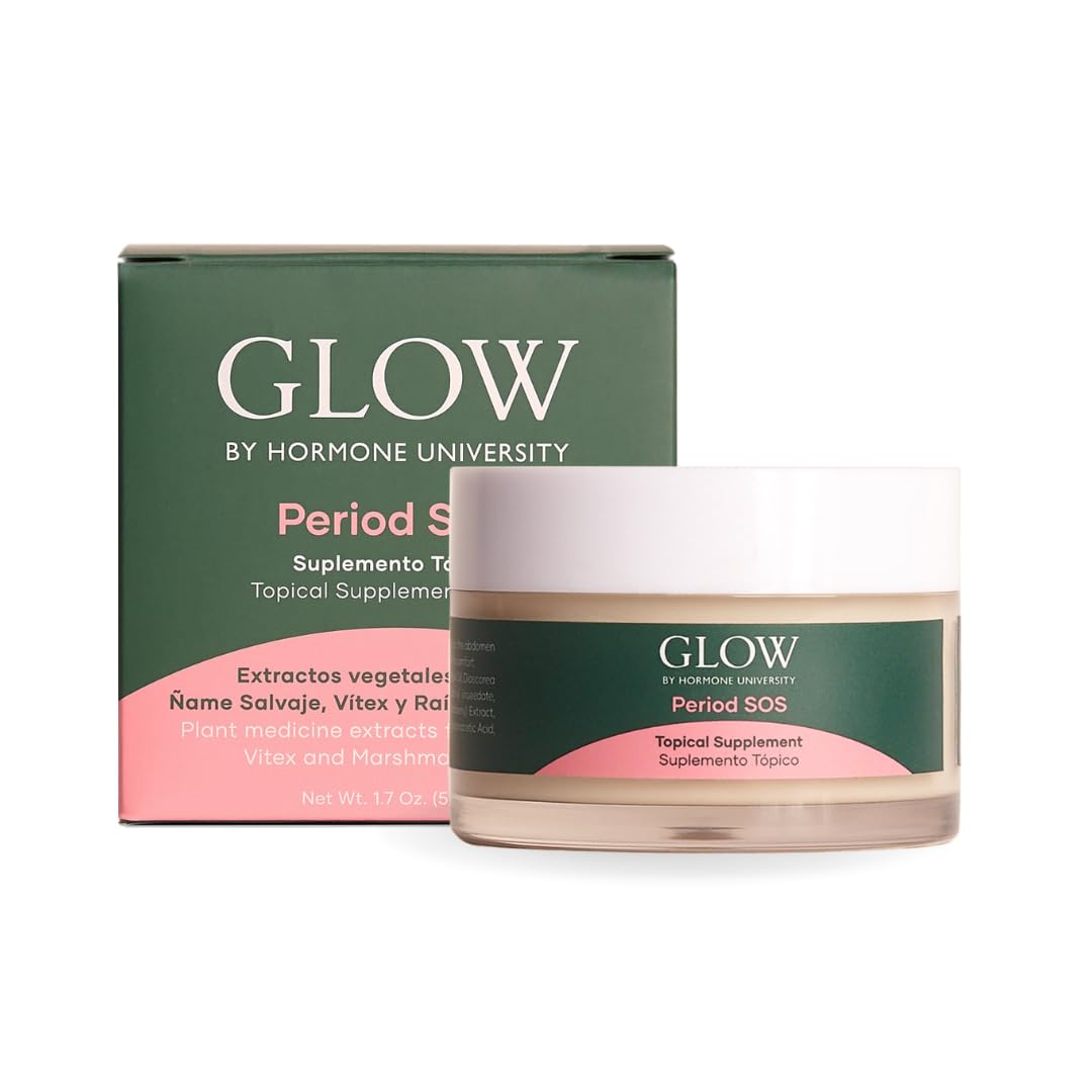 Glow Botanica | Period SOS - Real Wild Yam Cream for PMS Symptom Relief - Topical Supplement Glow BotanicaAu supplements