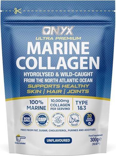 Onyx Marine Collagen Powder 10000mg (Type I & III) | Wild-Caught Arctic Cod ONYX INGREDIENTS 101Au supplements