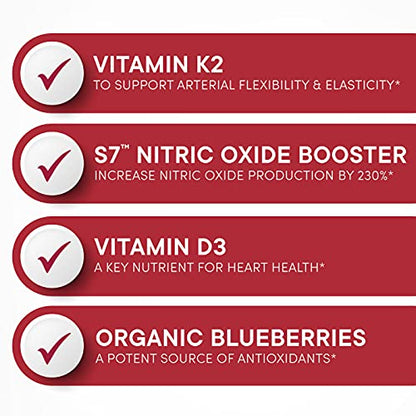 Purity Products Artery Pill Core from MK-7 Vitamin K2, Plant-Based S7 Nitric Oxide Booster Purity ProductsUS supplements