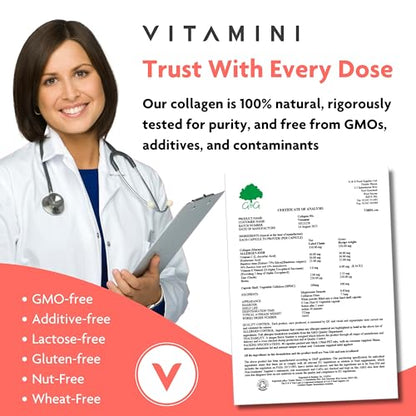 Premium Advanced Collagen Capsules for Menopause and Perimenopause V VitaminiUS supplements