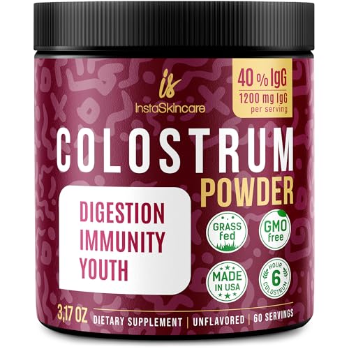 Bovine Colostrum Powder - 40% IgG Highly Concentrated Pure Bovine Colostrum InstaSkincareUS supplements