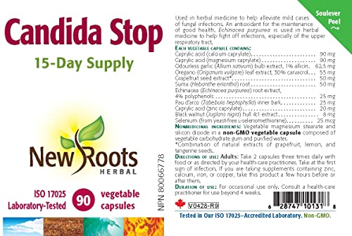 New Roots Herbal Candida Stop, 90 CT NEW ROOTS HERBALAu supplements