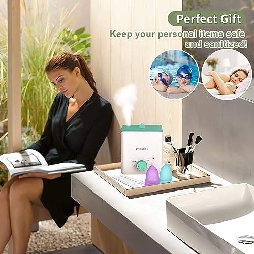 YTYOMUR Menstrual Cup Steamer Sterilizer with 2 Reusable Period Cups, Menstrual Cups Cleaner YTYOMURAu supplements