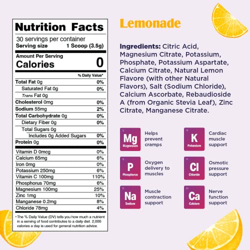 Ultima Replenisher Electrolyte Hydration Drink Mix, Lemonade, 30 Serving Tub Ultima ReplenisherUS supplements