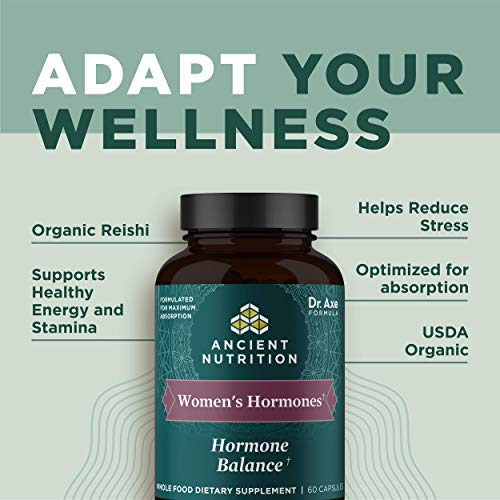 Ancient Nutrition Women's Hormones, Helps Reduce Stress, Supports Energy, Hormone Ancient NutritionAu supplements
