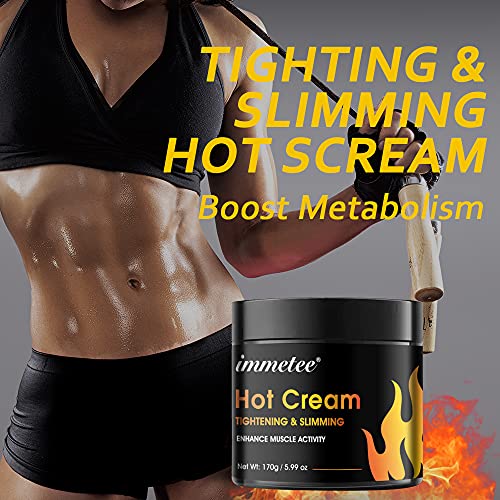 Hot Cream for Belly Fat Burner, Hot Cream Cellulite and Fat Burner, Sweat Fat Burning Gel immeteeAu supplements