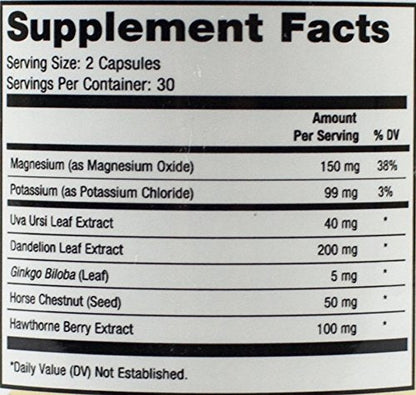 Capisette Water Retention Support - Reduces Swollen Feet, Ankles, and Legs - Reduce Progressive HealthUS supplements