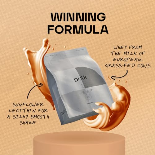 Bulk Pure Whey Protein Powder Shake, Salted Caramel, 500 g, Packaging May Vary BulkAu supplements