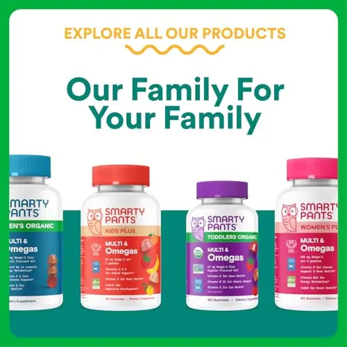 SmartyPants Organic Prenatal Vitamins for Women, Multivitamin Gummies: Biotin, Methylfolate, Omega 3 (ALA), Vitamin D3, C, Vitamin B12, B6, A, K2 & Zinc SmartyPantsAu supplements