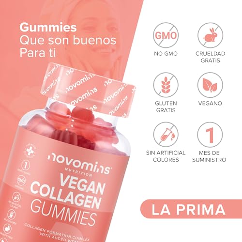 Vegan Collagen Gummies – Advanced Superfood Blend – Vegan Collagen Alternative for Women and Men – Infused with Vitamin C novominsAu supplements