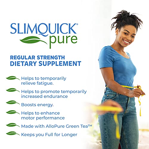 Slimquick Pure 3x Regular Strength Pills for Women to Help Achieve Weight Goals, Helps Metabolism SlimQuickUS supplements